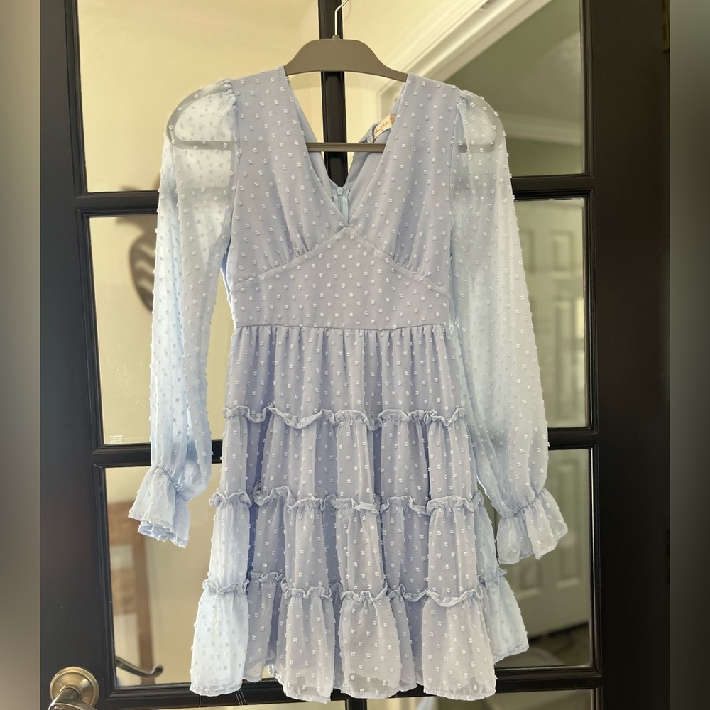 Altar'd State blue eliza dress